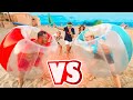 COMBAT de SUMO entre YOUTUBEURS dans des BULLES GÉANTES ! (j'ai souffert..)