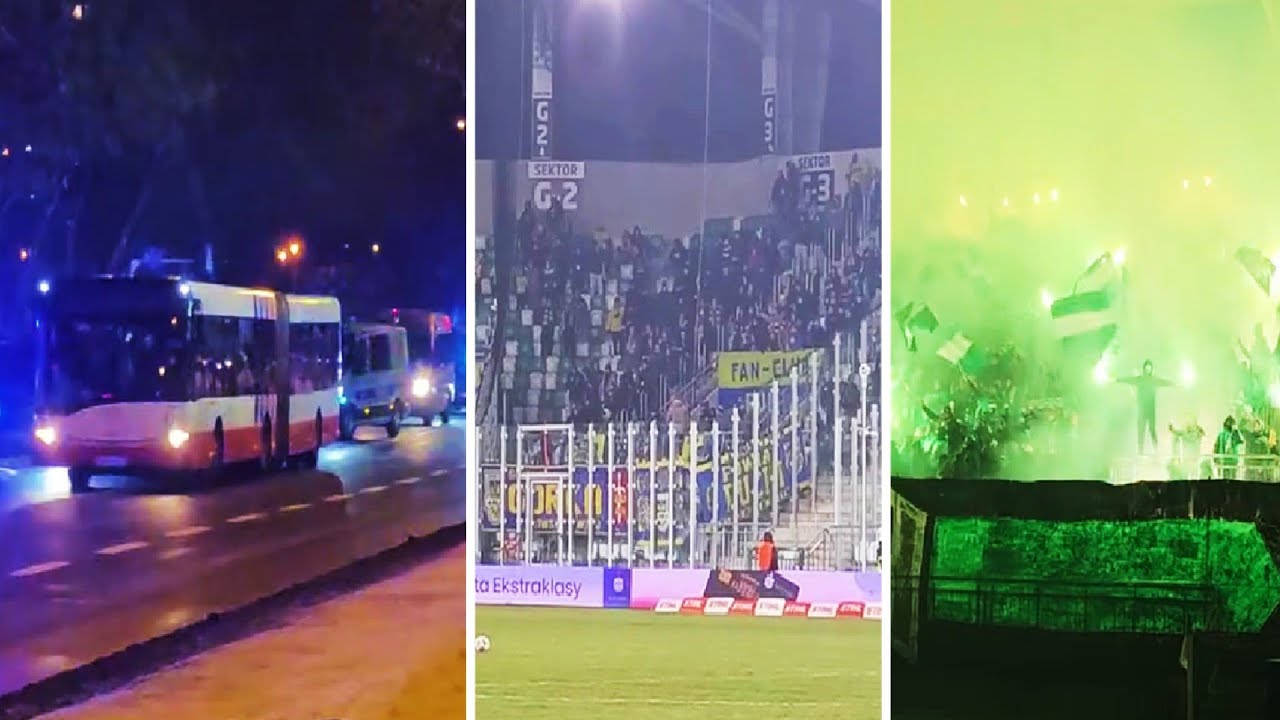 MECZ RADOMIAK - ARKA ODWOŁANY! Otwarcie trybuny dopingującej i oprawa! Arkowcy w Radomiu 30.01.2026