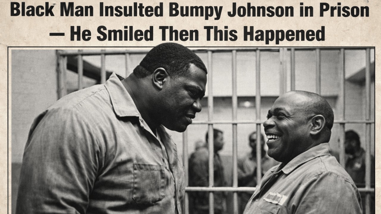 Black Man Insulted Bumpy Johnson in Prison — He Smiled Then This Happened