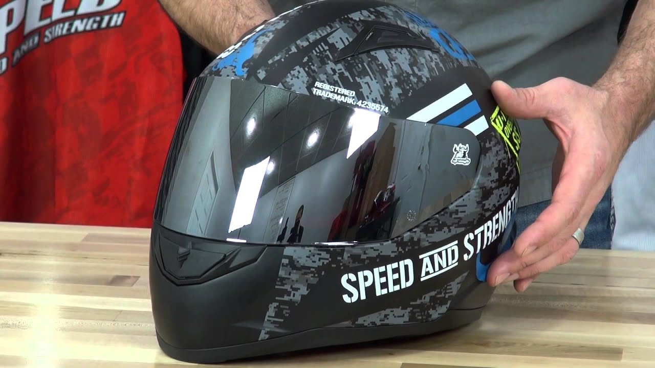 Speed and Strength SS1100 Urge Overkill Helmet Review from SportbikeTrackGear.com