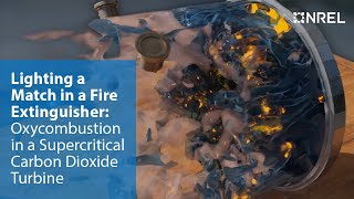 Lighting a Match in a Fire Extinguisher: Oxycombustion in a Supercritical Carbon Dioxide Turbine
