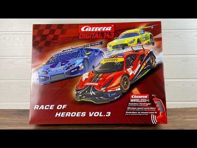 Carrera Digital 143 Race of Heroes Vol. 3 - Test & Unboxing Slotcar  Carrerabahn - YouTube