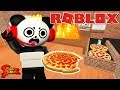 WORKING AT A PIZZA PLACE IN ROBLOX! Combo Panda's FIRST JOB!?