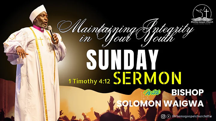 Maintaining Integrity in Your Youth | 1 Timothy 4:12 | Sunday Sermon