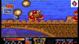 Magic Sword - Complete Playthrough (LongPlay) Arcade Game