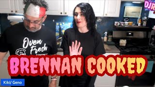 Keanu and Geno (cooking show) on Kevin Brennan confronting her at Rodney’s to distract from his set