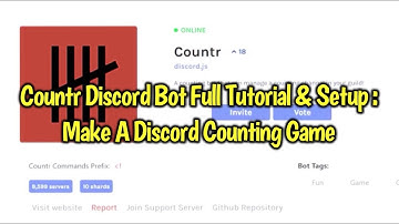 How To Make A Counting Game In Discord | Countr Discord Bot Full Tutorial & Setup 2020