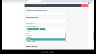 Creating a Volunteer Posting on the VolunteerConnector CC