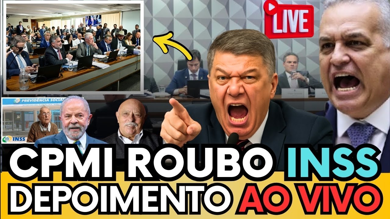 🚨 AO VIVO: CPMI DO INSS DEPOIMENTO GRAVE DE DIRETOR PODE ENTREGAR ...