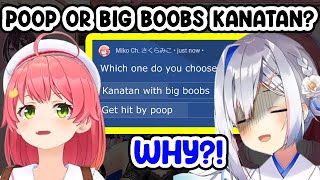 Everyone would choose getting hit by poop over seeing Kanatan with big Oppai