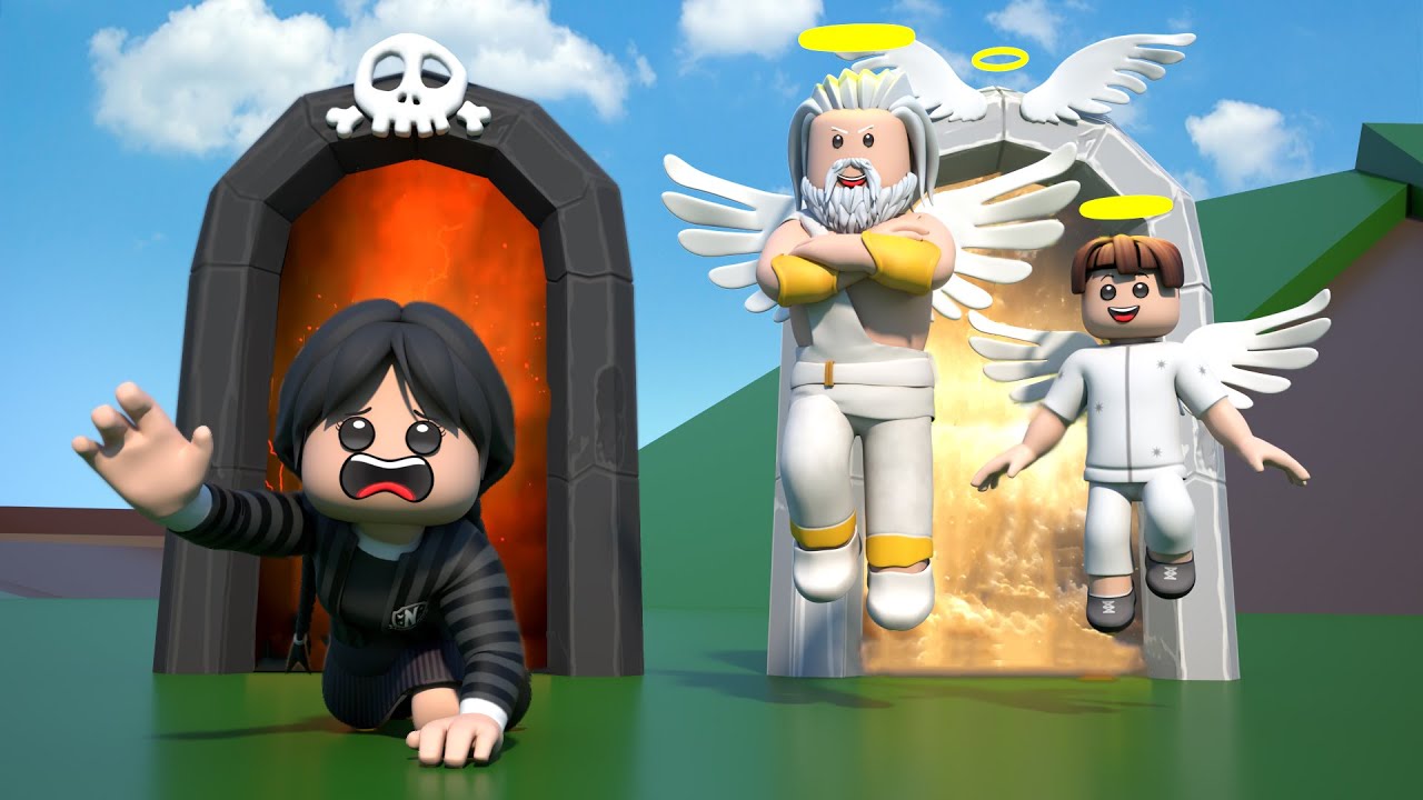Go To Heaven Or Go Down Hell? - ROBLOX Brookhaven 🏡RP - Roblox Animation