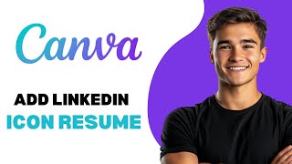 How To Add LinkedIn Icon In Canva Resume 2025