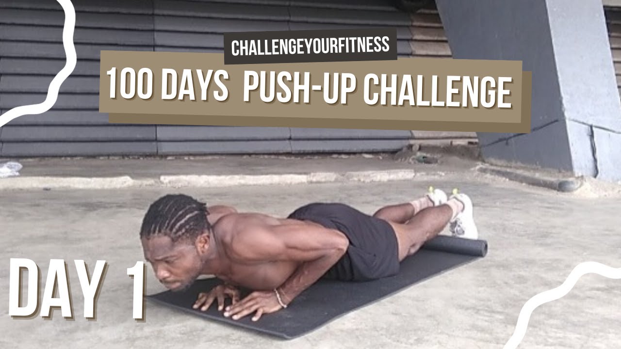 Day 1: "Kickoff Chaos: 100 Days Push Up Challenge Begins! #day1 # ...