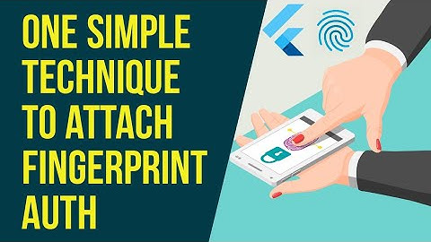 How to Add Fingerprint Authentication in your Flutter app? || Urdu / Hindi