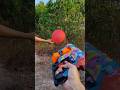 Can this blaster pop a balloon? #xshot #nerf #nerfgun #blaster thumbnail