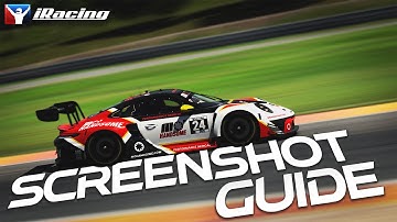 How to Capture Stunning iRacing Screenshots