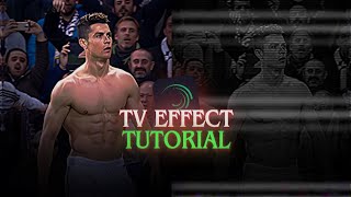 football bad tv effect tutorial | alight motion w/preset