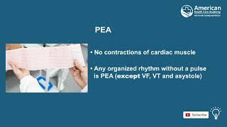 Chapter 11 Pulse-less Electrical Activity (PEA) - ACLS Training by American Health Care Academy