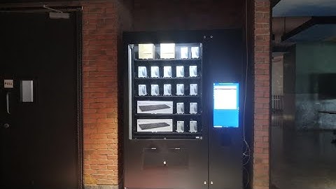Electronics vending machine - smart elevator vending machine