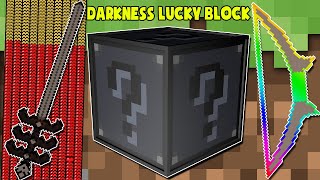 MINI GAME : Darkness Lucky Block Bedwars ** Cái Khiên Giúp Noob Bất Tử ???