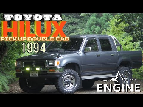 1994年モデル 】TOYOTA YN107 ハイラックスピックアップ ダブルキャブ