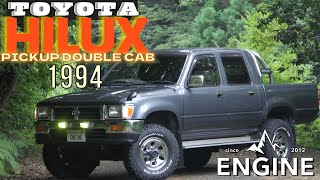 【 1994年モデル 】TOYOTA YN107 ハイラックスピックアップ ダブルキャブ 4WD 入庫しました！