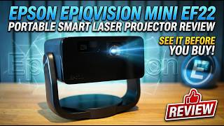 Epson EpiqVision Mini EF22 Portable Smart Laser Projector Review - See it before you buy!