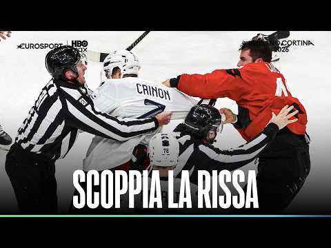 Video Canada-Francia INFUOCATA! Rissa tra Wilson e Crinon. Intervengono tre arbitri |
