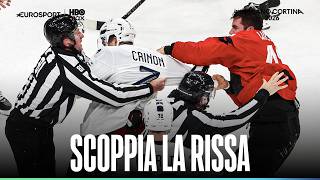 Canada-Francia Infuocata Rissa Tra Wilson E Crinon. Intervengono Tre Arbitri