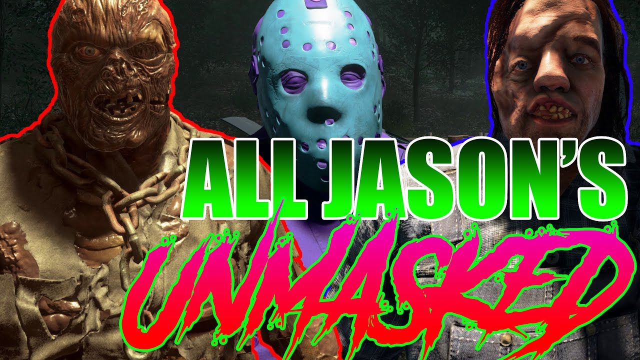 Every Jason UNMASKED (w/ Savini and Retro Jason) - CLOSE-UP - Friday the 13th: The Game