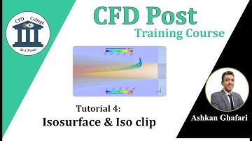 CFD Post Tutorial 4 | How to create isosurfaces and iso clips?