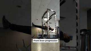 front lever progression #fitness #gym #fyp #2026