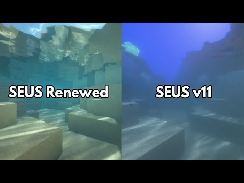 SEUS Renewed vs SEUS v11 | Minecraft 1.16 Shader comparison
