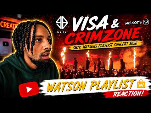 SB19 VISA & CRIMZONE LIVE at Watsons Playlist 2026 | First Time Reaction!