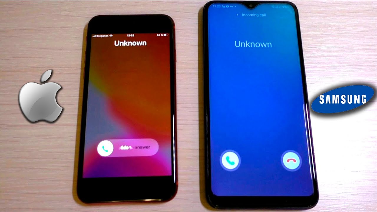 iOS 13.5 (iPhone SE2) vs Android 10 (Samsung Galaxy A10 ...