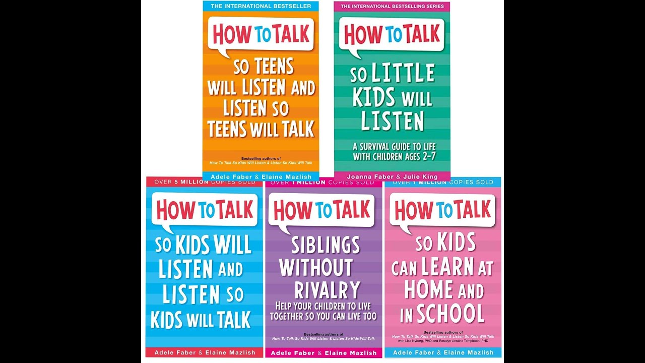 How to Talk So Kids and Teens Will Listen Collection Adele Faber 5 Books Set - Book Unboxing