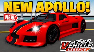 New Apollo Enraged Is Insanely Fast In Vehicle Legends Newest Update Roblox