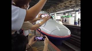 E4系　「サンキュー　Maxとき・やまびこ」　大宮駅　発車