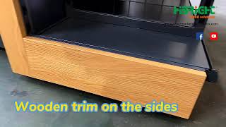 Black Metal Solid Shelf Retail Store Supermarket Racks.