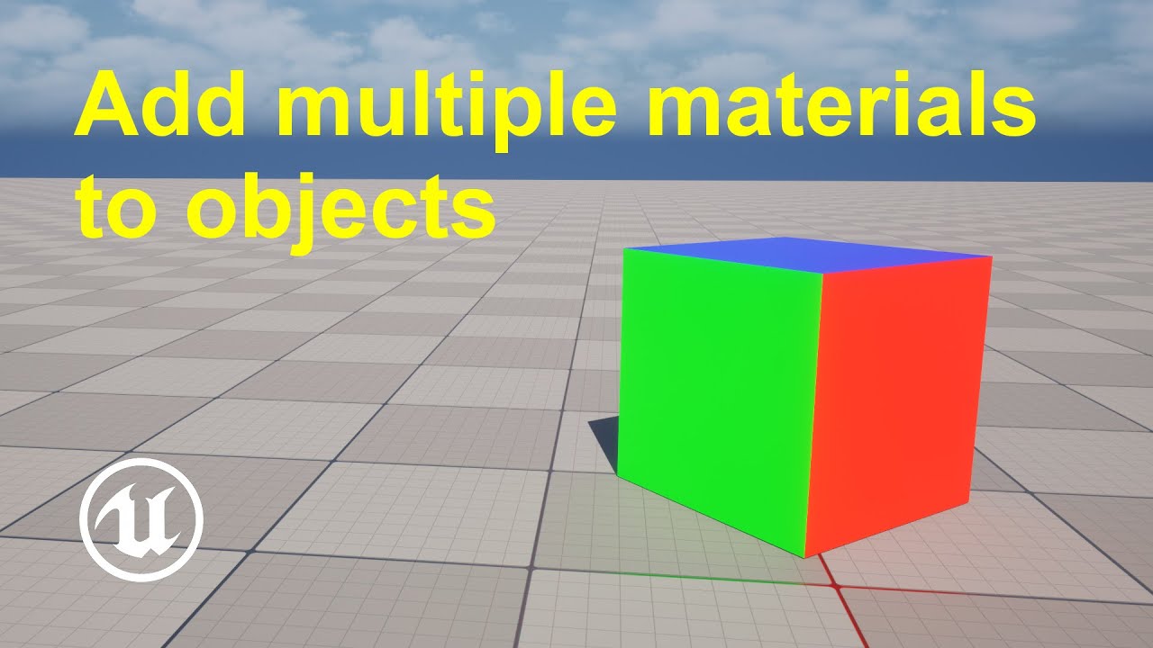 How to add multiple materials to objects in Unreal Engine 5