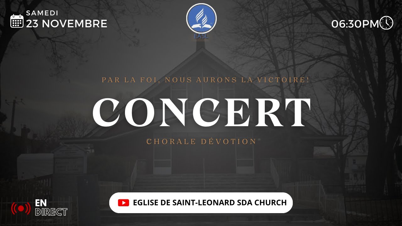 Chorale Dévotion | Concert | Par la foi, nous aurons la victoire | 23/11/2024