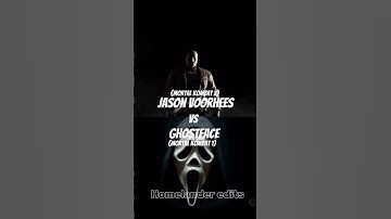 Ghostface vs Jason Voorhees
