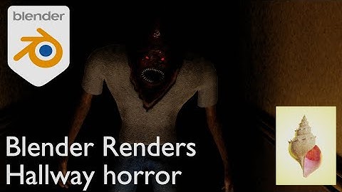 Blender Renders #62 - Hallway horror (May 2021)