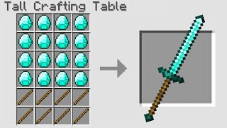 Cursed crafting broke this Minecraft world...