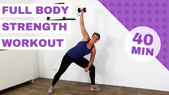 40 Minute Strength Workout With Dumbbells  Strength And Toning Exercises At Home