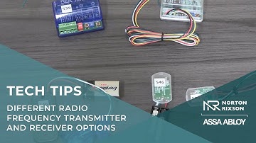 Different radio frequency transmitter and receiver options - Technical Product Support