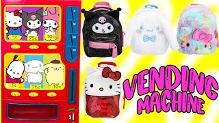 vending machine surprises new real littles sanrio backpacks