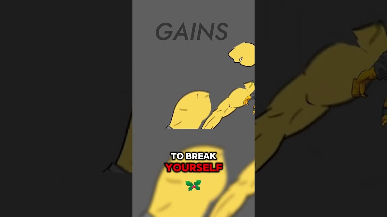 Yellow dude explaining 100 push ups a day for 30 days