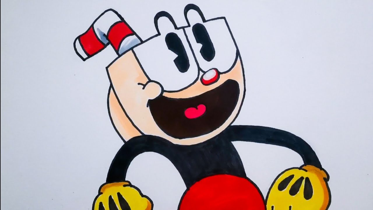 How To Draw Cuphead Step By Step (Netflix Show) - YouTube
