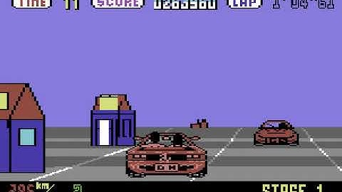 Outrun - Commodore 64 (1987)
